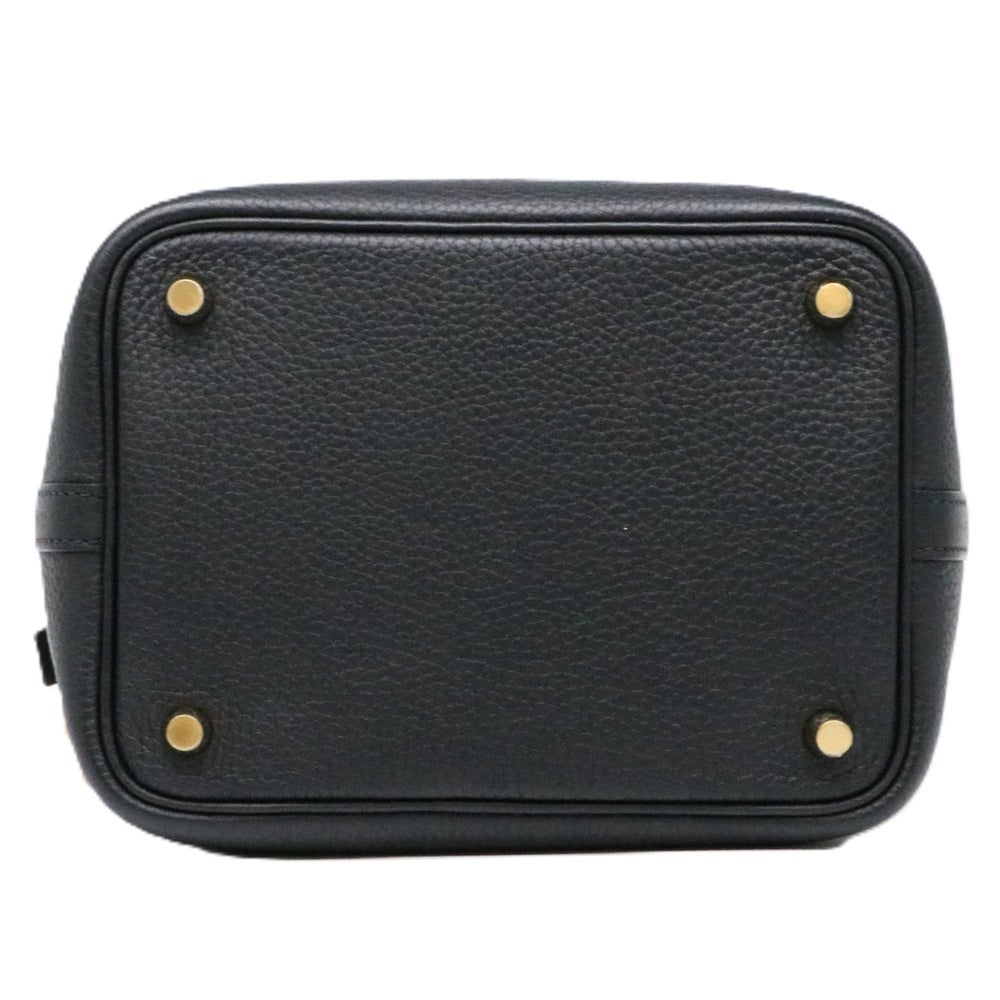 【リユース品】 エルメス HERMES バッグ ハンドバッグ ピコタンロックPM ブラック/ゴールド金具 【お取り寄せ】