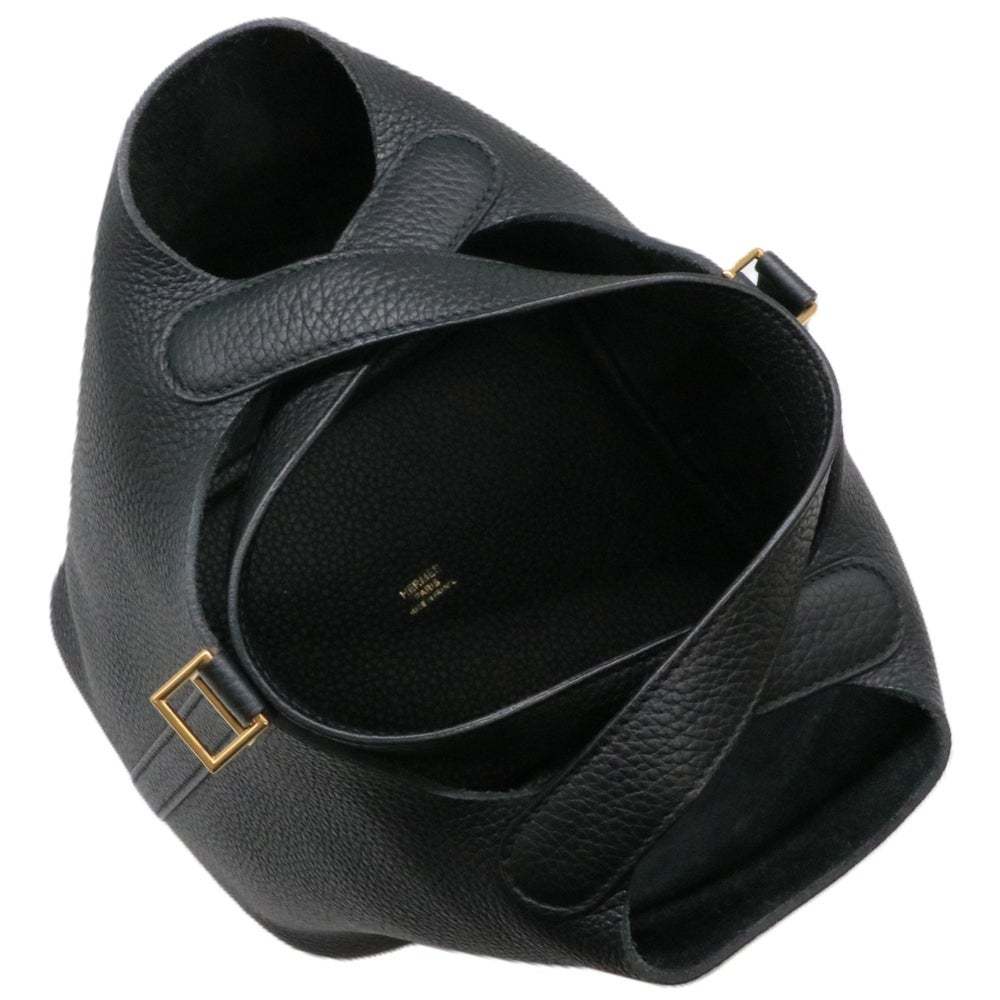 【リユース品】 エルメス HERMES バッグ ハンドバッグ ピコタンロックPM ブラック/ゴールド金具 【お取り寄せ】