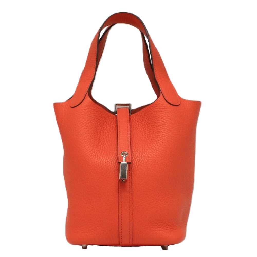 【リユース品】 エルメス HERMES バッグ ハンドバッグ ピコタンロックPM オレンジポピー/シルバー金具 【お取り寄せ】
