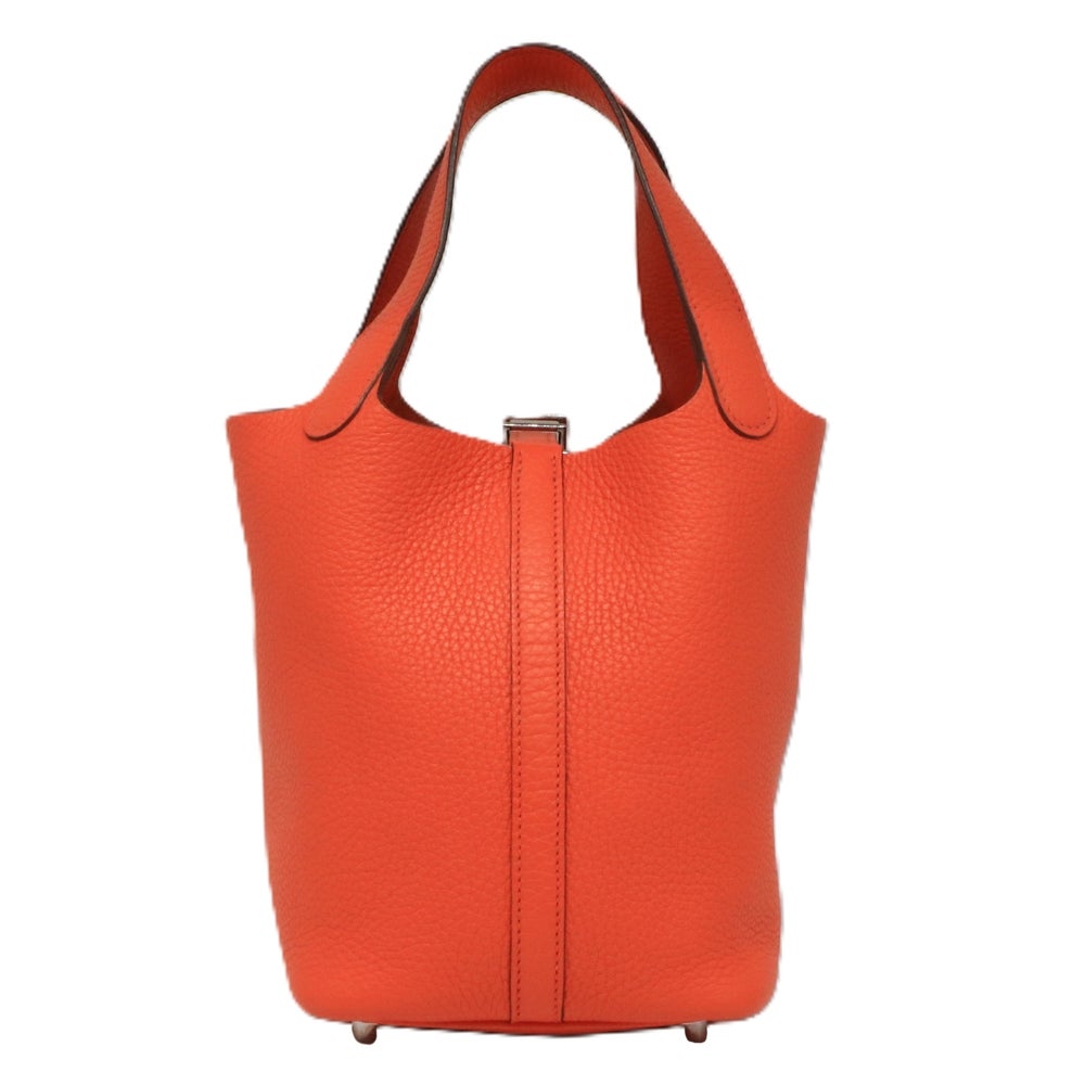 【リユース品】 エルメス HERMES バッグ ハンドバッグ ピコタンロックPM オレンジポピー/シルバー金具 【お取り寄せ】