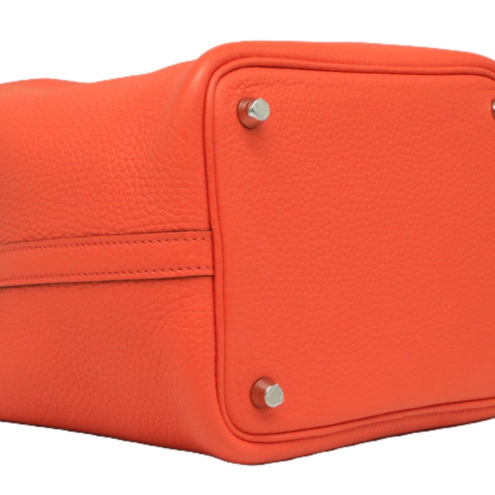 【リユース品】 エルメス HERMES バッグ ハンドバッグ ピコタンロックPM オレンジポピー/シルバー金具 【お取り寄せ】