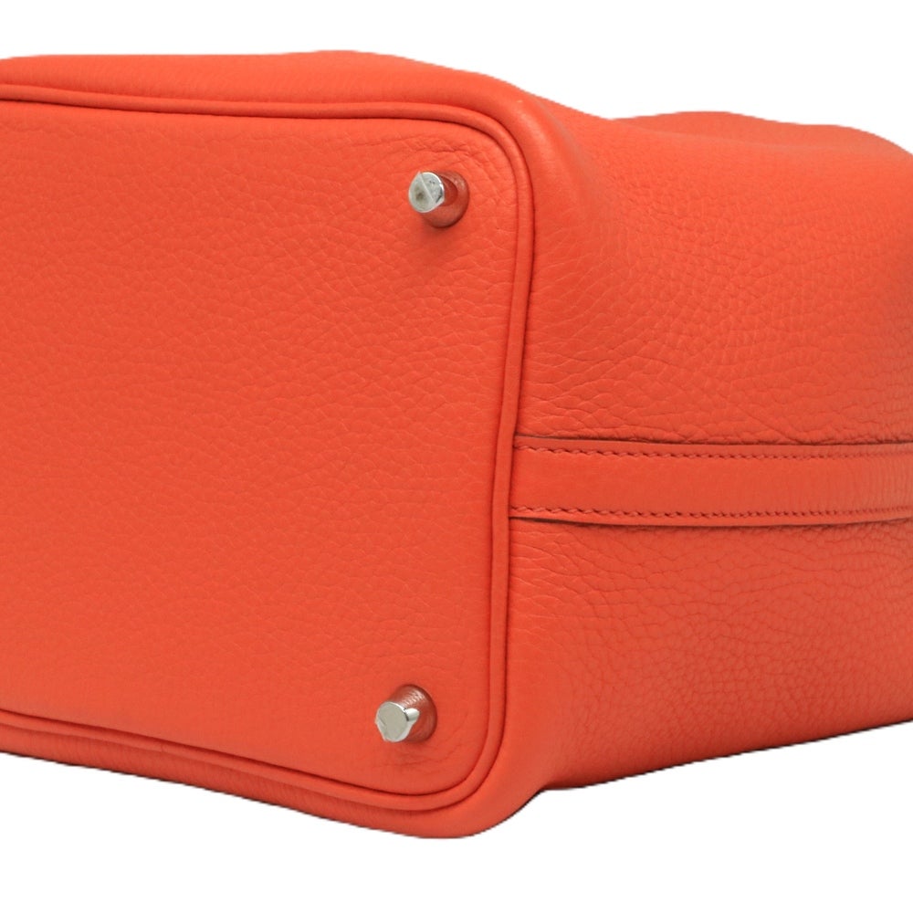 【リユース品】 エルメス HERMES バッグ ハンドバッグ ピコタンロックPM オレンジポピー/シルバー金具 【お取り寄せ】