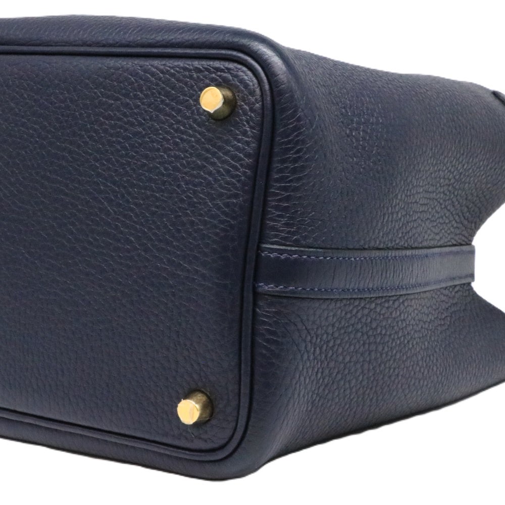 【リユース品】 エルメス HERMES バッグ ハンドバッグ ピコタンロックPM ブルーインディゴ/シルバー金具 【お取り寄せ】