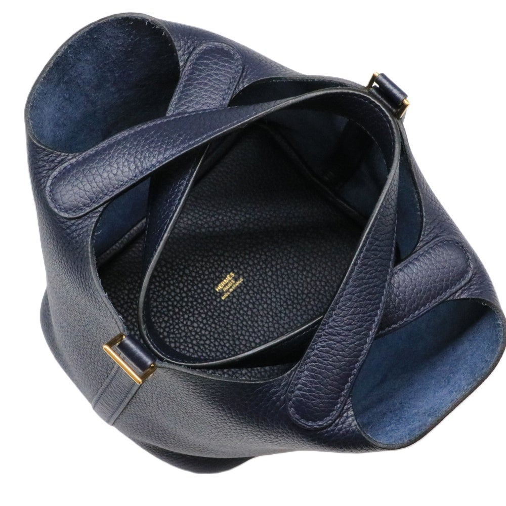 【リユース品】 エルメス HERMES バッグ ハンドバッグ ピコタンロックPM ブルーインディゴ/シルバー金具 【お取り寄せ】