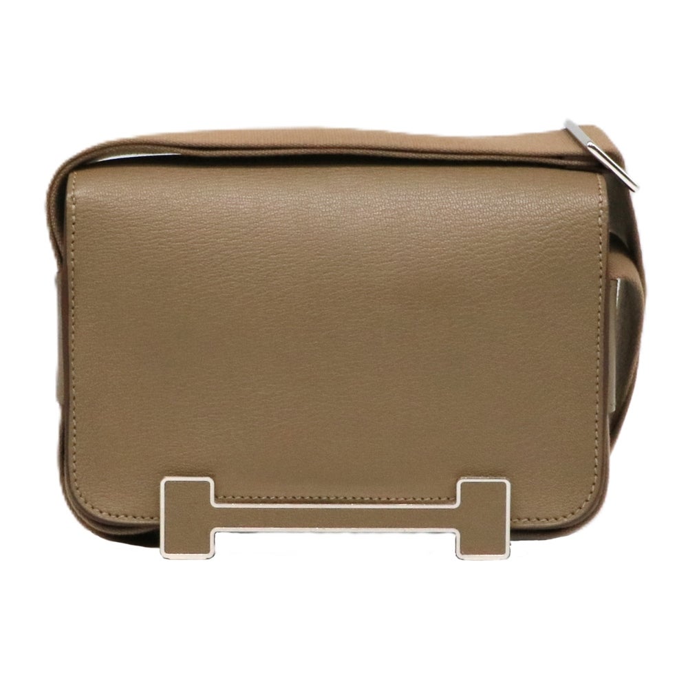 【リユース品】 エルメス HERMES バッグ ショルダーバッグ ゲタ エトゥープ/シルバー金具 【お取り寄せ】