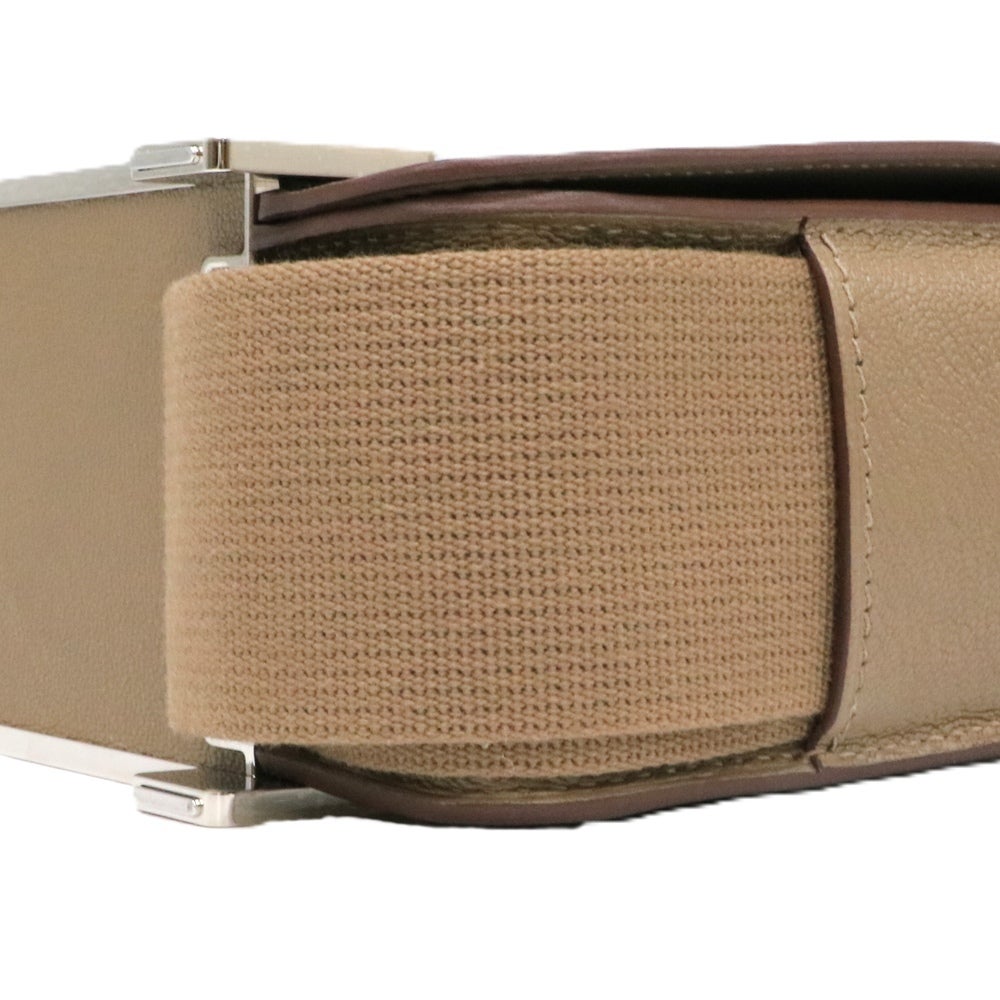 【リユース品】 エルメス HERMES バッグ ショルダーバッグ ゲタ エトゥープ/シルバー金具 【お取り寄せ】