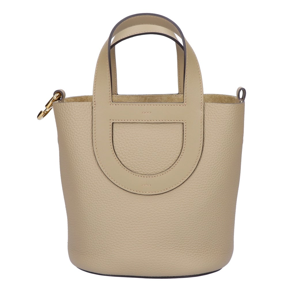 【リユース品】 エルメス HERMES バッグ ハンドバッグ インザループ18 ベージュマルファ/ゴールド金具 【お取り寄せ】