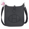 【リユース品】 エルメス HERMES バッグ ショルダーバッグ エヴリンTPM ブラック/シルバー金具 【お取り寄せ】