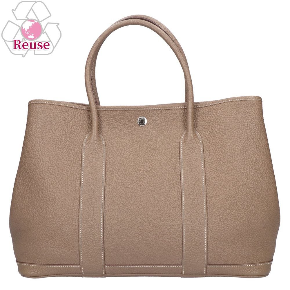【リユース品】 エルメス HERMES バッグ ハンドバッグ ガーデンパーティ PM エトゥープ 【お取り寄せ】