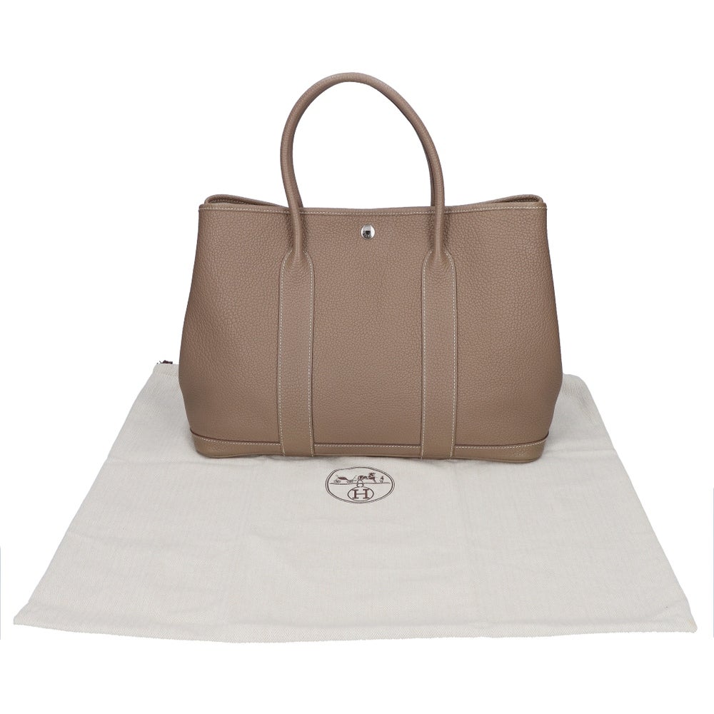 【リユース品】 エルメス HERMES バッグ ハンドバッグ ガーデンパーティ PM エトゥープ 【お取り寄せ】