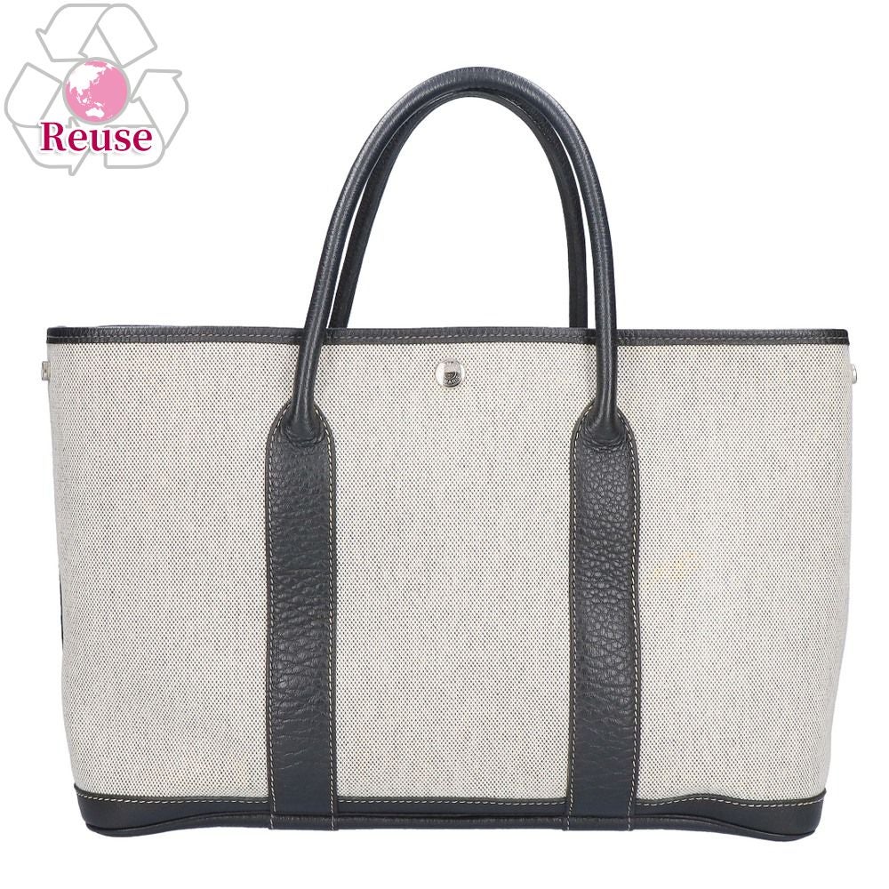 【リユース品】 エルメス HERMES バッグ ハンドバッグ ガーデンパーティ PM グレー系 【お取り寄せ】