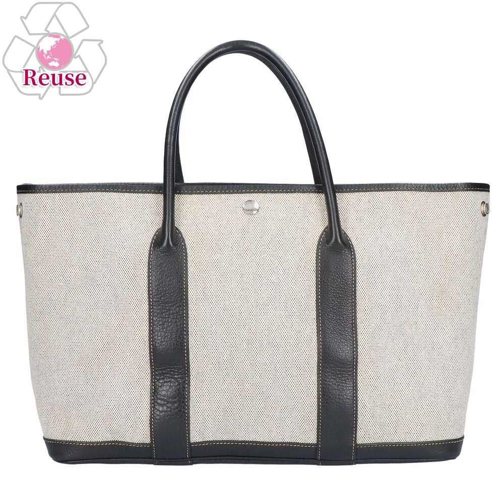【リユース品】 エルメス HERMES バッグ ハンドバッグ ガーデンパーティ PM グレー系 【お取り寄せ】