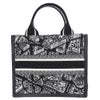 【リユース品】 ディオール DIOR バッグ トートバッグ ブックトートスモール ブラック/ホワイト 【お取り寄せ】