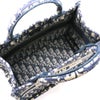 【リユース品】 ディオール DIOR バッグ トートバッグ ブックトートスモール ネイビー/ベージュ 【お取り寄せ】