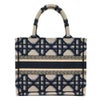 【リユース品】 ディオール DIOR バッグ トートバッグ ブックトートスモール ネイビー/ベージュ 【お取り寄せ】