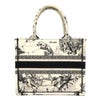 【リユース品】 ディオール DIOR バッグ トートバッグ ブックトートスモール ホワイト/ブラック 【お取り寄せ】