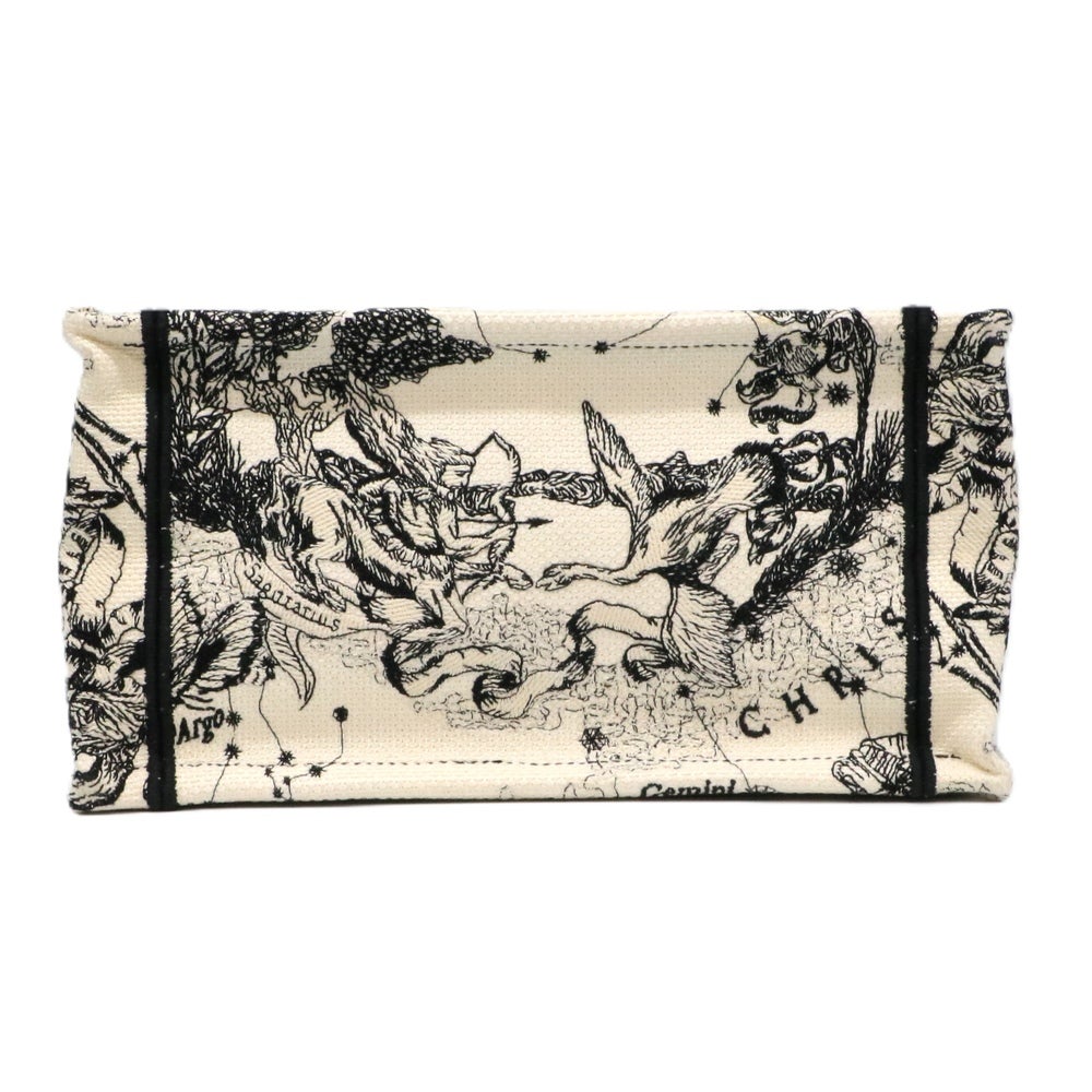 【リユース品】 ディオール DIOR バッグ トートバッグ ブックトートスモール ホワイト/ブラック 【お取り寄せ】