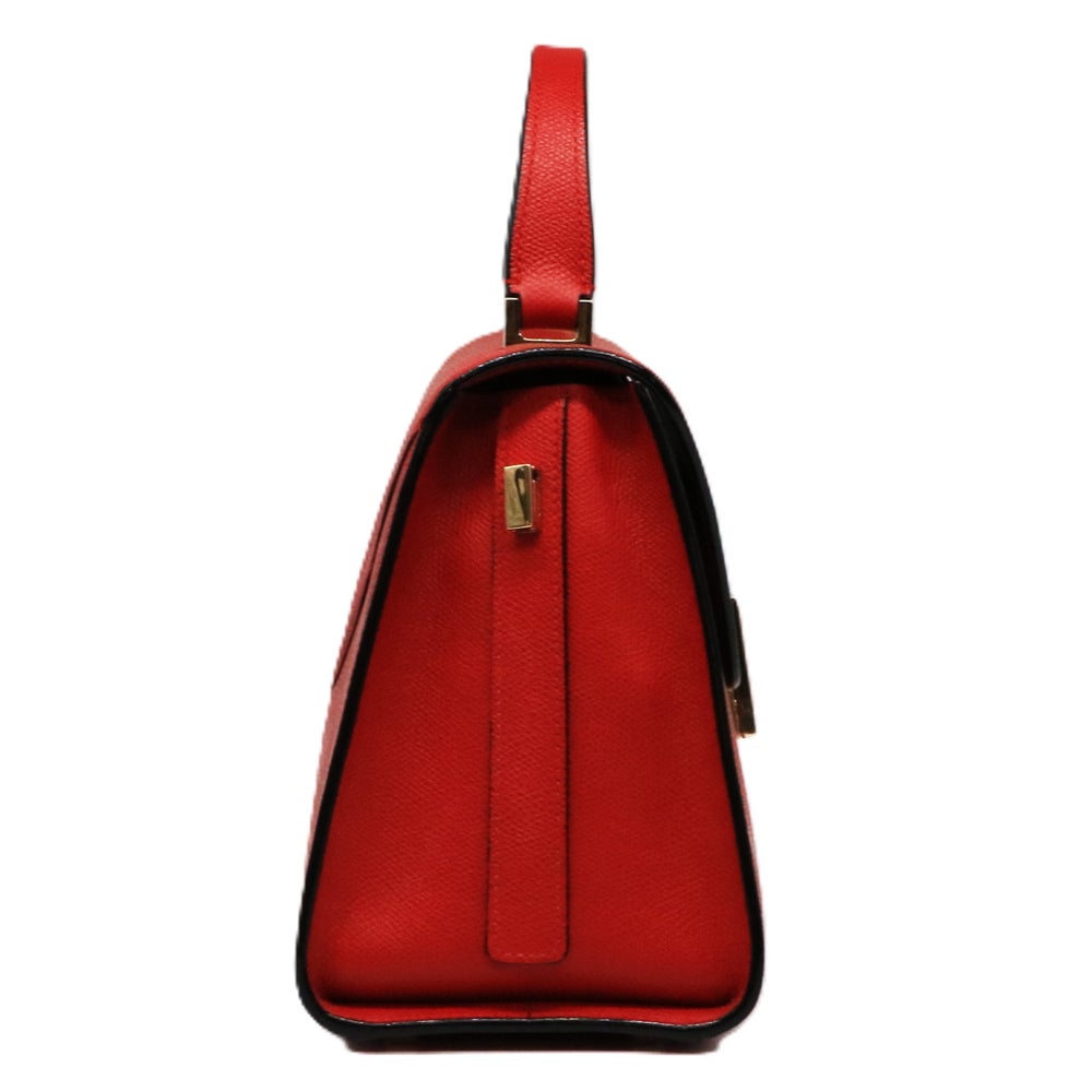 【リユース品】 ヴァレクストラ Valextra バッグ 2WAYバッグ ミディアム イジイデ レッド 【お取り寄せ】