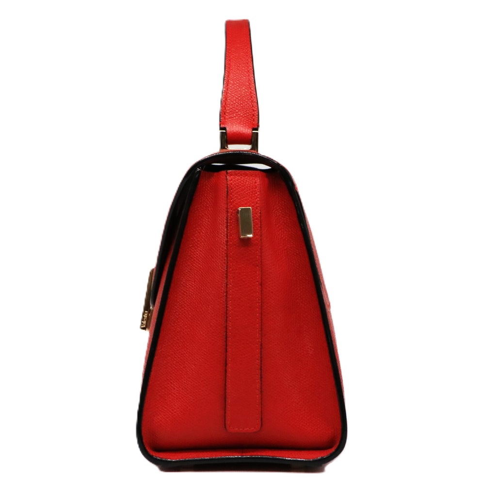 【リユース品】 ヴァレクストラ Valextra バッグ 2WAYバッグ ミディアム イジイデ レッド 【お取り寄せ】