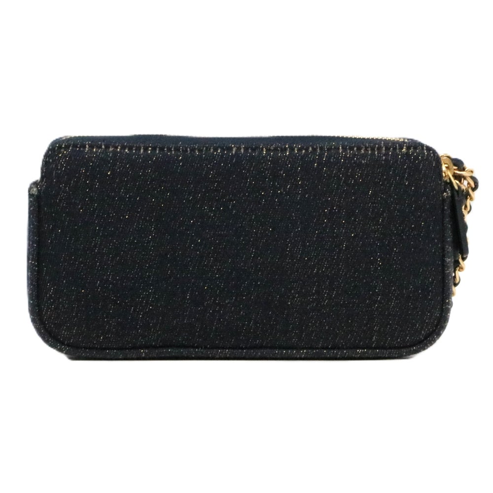 【リユース品】 シャネル CHANEL バッグ ショルダーバッグ ドーヴィル チェーンウォレット A81978 ネイビー/ゴールド金具 【お取り寄せ】