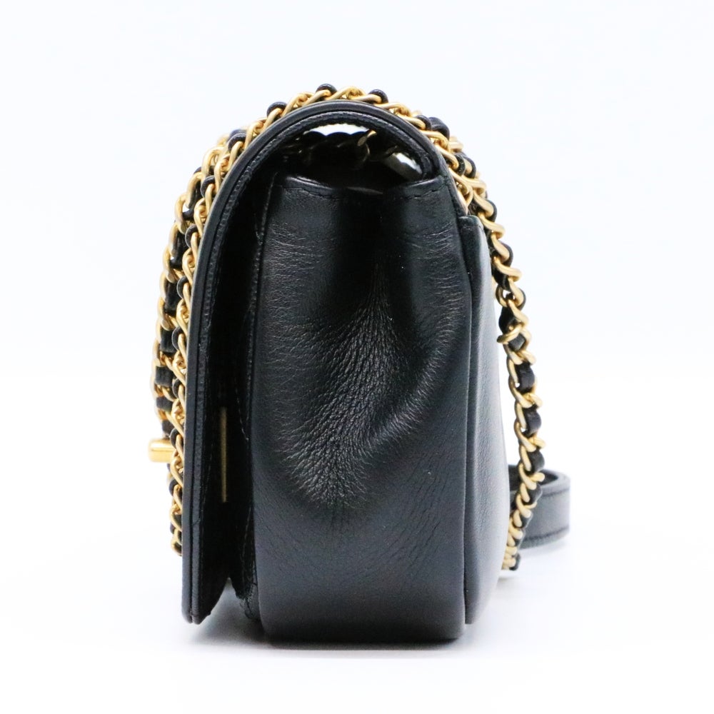 【リユース品】 シャネル CHANEL バッグ ショルダーバッグ チェーンアラウンド フラップバッグ AS0371 ブラック/ゴールド金具 【お取り寄せ】