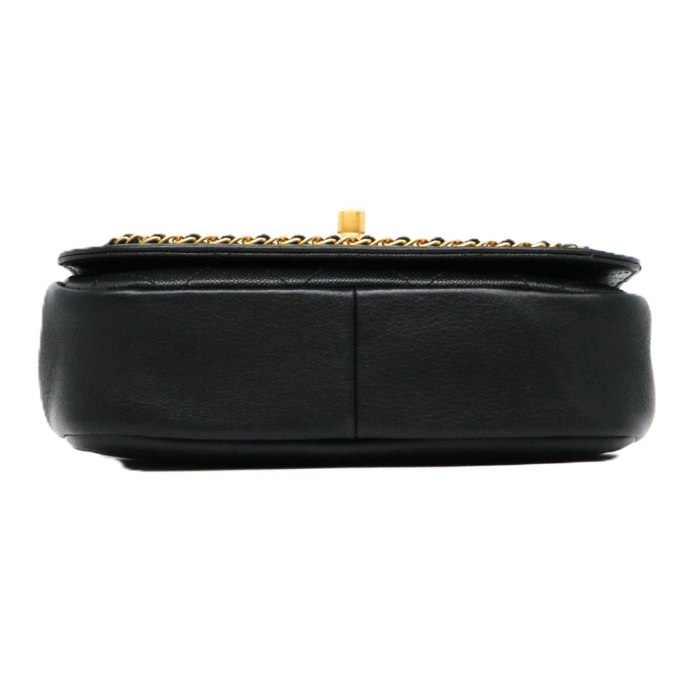 【リユース品】 シャネル CHANEL バッグ ショルダーバッグ チェーンアラウンド フラップバッグ AS0371 ブラック/ゴールド金具 【お取り寄せ】