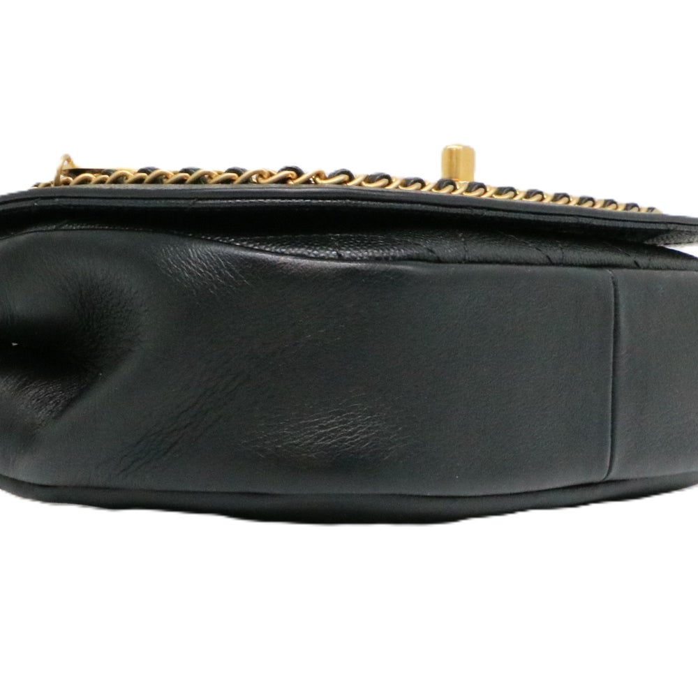 【リユース品】 シャネル CHANEL バッグ ショルダーバッグ チェーンアラウンド フラップバッグ AS0371 ブラック/ゴールド金具 【お取り寄せ】