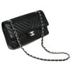 【リユース品】 シャネル CHANEL バッグ ショルダーバッグ チェーンショルダー A01112 ブラック/シルバー金具 【お取り寄せ】