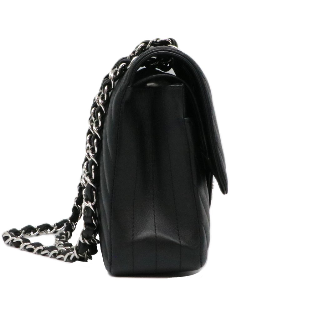 【リユース品】 シャネル CHANEL バッグ ショルダーバッグ チェーンショルダー A01112 ブラック/シルバー金具 【お取り寄せ】
