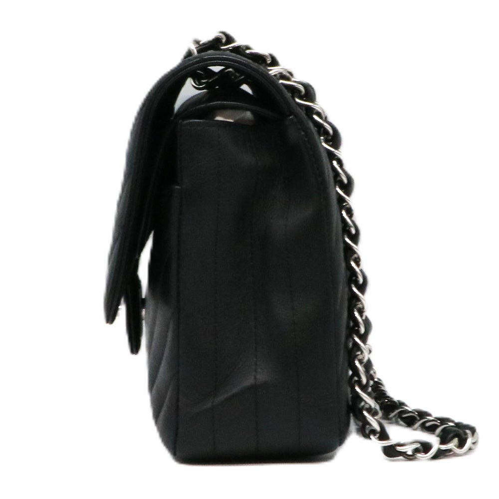 【リユース品】 シャネル CHANEL バッグ ショルダーバッグ チェーンショルダー A01112 ブラック/シルバー金具 【お取り寄せ】