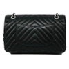 【リユース品】 シャネル CHANEL バッグ ショルダーバッグ チェーンショルダー A01112 ブラック/シルバー金具 【お取り寄せ】