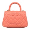 【リユース品】 シャネル CHANEL バッグ 2WAYバッグ トップハンドル チェーンショルダーバッグ AS2215 ピンク/ゴールド金具 【お取り寄せ】