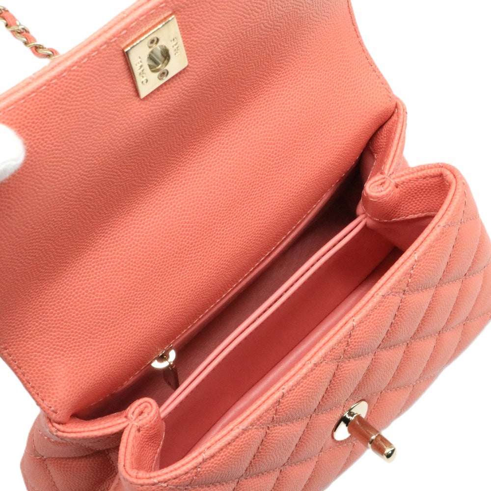 【リユース品】 シャネル CHANEL バッグ 2WAYバッグ トップハンドル チェーンショルダーバッグ AS2215 ピンク/ゴールド金具 【お取り寄せ】