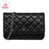 【リユース品】 シャネル CHANEL バッグ ショルダーウォレット チェーンウォレット A33814 ブラック/シルバー金具 【お取り寄せ】