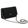 【リユース品】 シャネル CHANEL バッグ ショルダーウォレット チェーンウォレット A33814 ブラック/シルバー金具 【お取り寄せ】