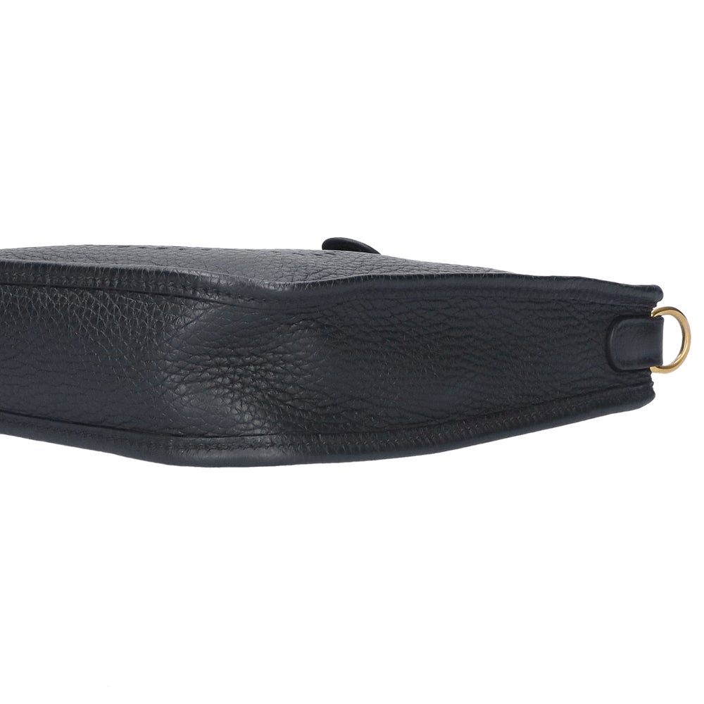 【リユース品】 エルメス HERMES バッグ ショルダーバッグ エヴリンTPM ブラック/ゴールド金具 【お取り寄せ】