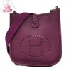【リユース品】 エルメス HERMES バッグ ショルダーバッグ エヴリンTPM パープル/シルバー金具 【お取り寄せ】