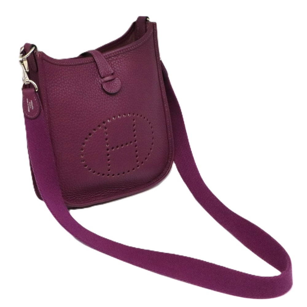 【リユース品】 エルメス HERMES バッグ ショルダーバッグ エヴリンTPM パープル/シルバー金具 【お取り寄せ】