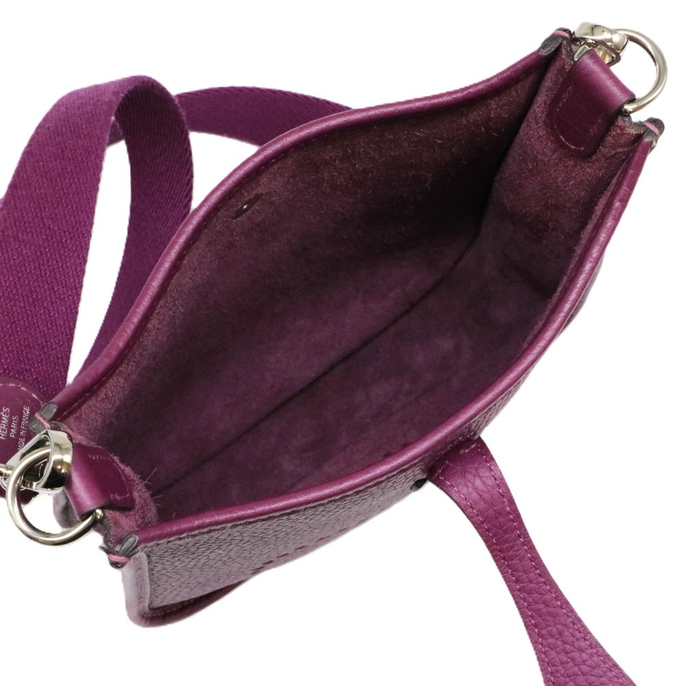 【リユース品】 エルメス HERMES バッグ ショルダーバッグ エヴリンTPM パープル/シルバー金具 【お取り寄せ】