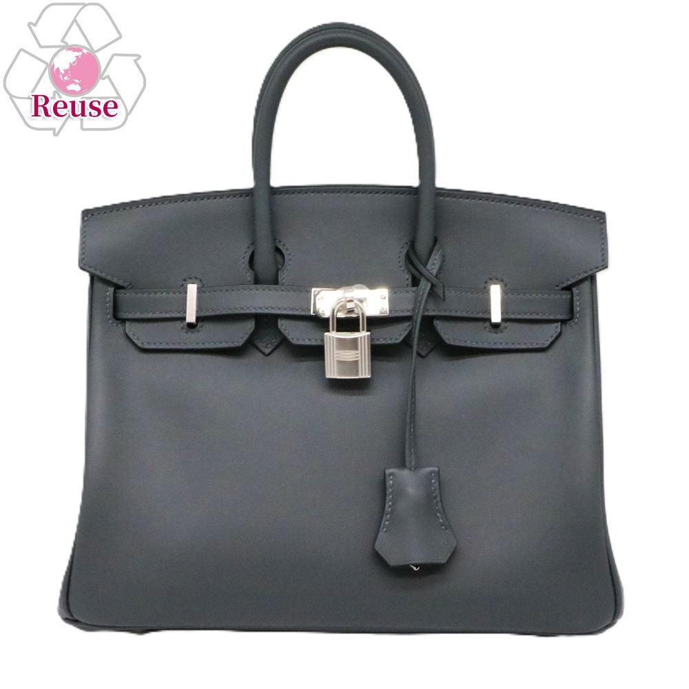 【リユース品】 エルメス HERMES バッグ ハンドバッグ バーキン25 グリミスティ/シルバー金具 【お取り寄せ】