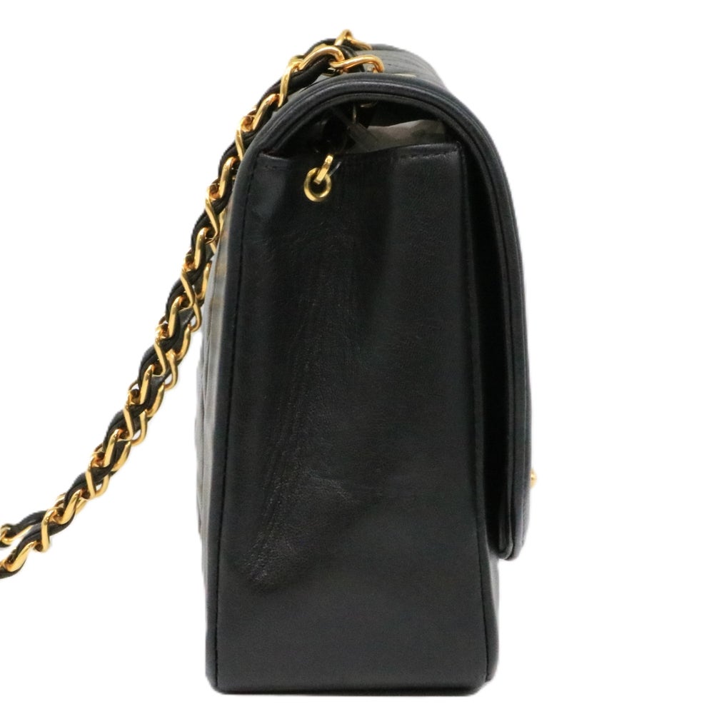 【リユース品】 シャネル CHANEL バッグ ショルダーバッグ ダイアナ チェーンショルダーバッグ A01164 ブラック/ゴールド金具 【お取り寄せ】