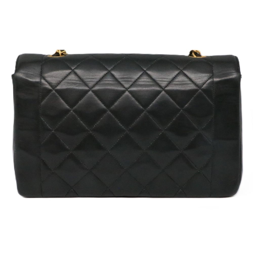 【リユース品】 シャネル CHANEL バッグ ショルダーバッグ ダイアナ チェーンショルダーバッグ A01164 ブラック/ゴールド金具 【お取り寄せ】