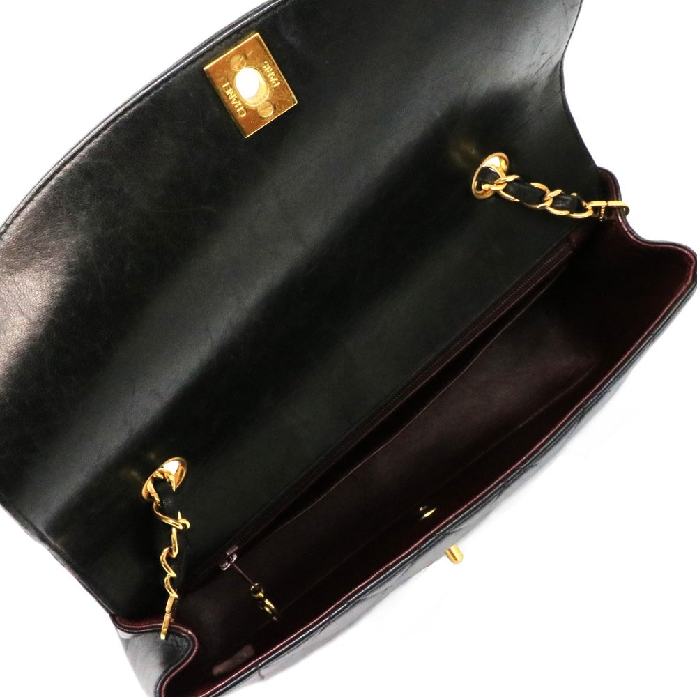 【リユース品】 シャネル CHANEL バッグ ショルダーバッグ ダイアナ チェーンショルダーバッグ A01164 ブラック/ゴールド金具 【お取り寄せ】