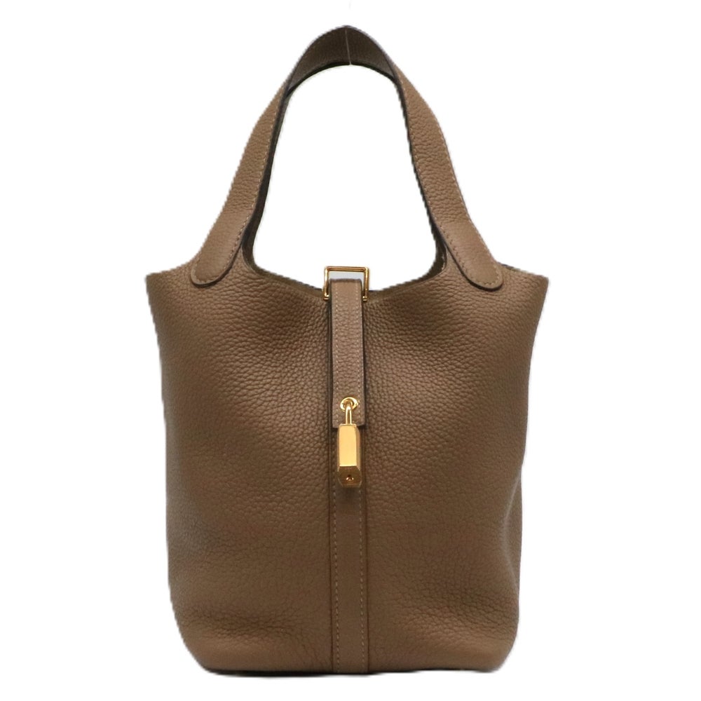 【リユース品】 エルメス HERMES バッグ ハンドバッグ ピコタンロックPM ベージュ/ゴールド金具 【お取り寄せ】