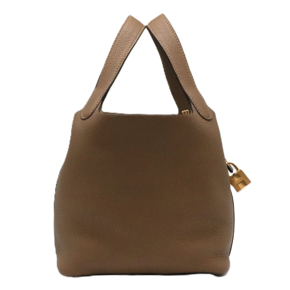 【リユース品】 エルメス HERMES バッグ ハンドバッグ ピコタンロックPM ベージュ/ゴールド金具 【お取り寄せ】