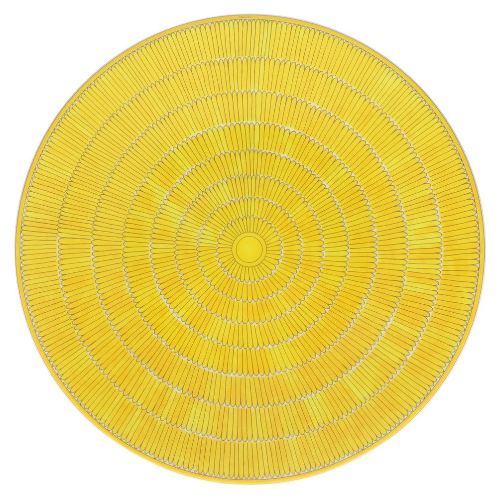 【ギフト不可】 エルメス HERMES サービングプレート ソレイユ・ドゥ・エルメス 46063 食器 テーブルウェア ポーセリン 陶器 洋陶器 皿 植物文様 パルメット模様 32cm