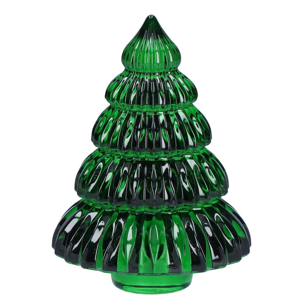バカラ BACCARAT 置物 オブジェ オーナメント クリスマスオーナメント ノエル クリスタル NOEL 2815640 クリスマスツリー グリーン GREEN ENCHANTING FIR 12CM