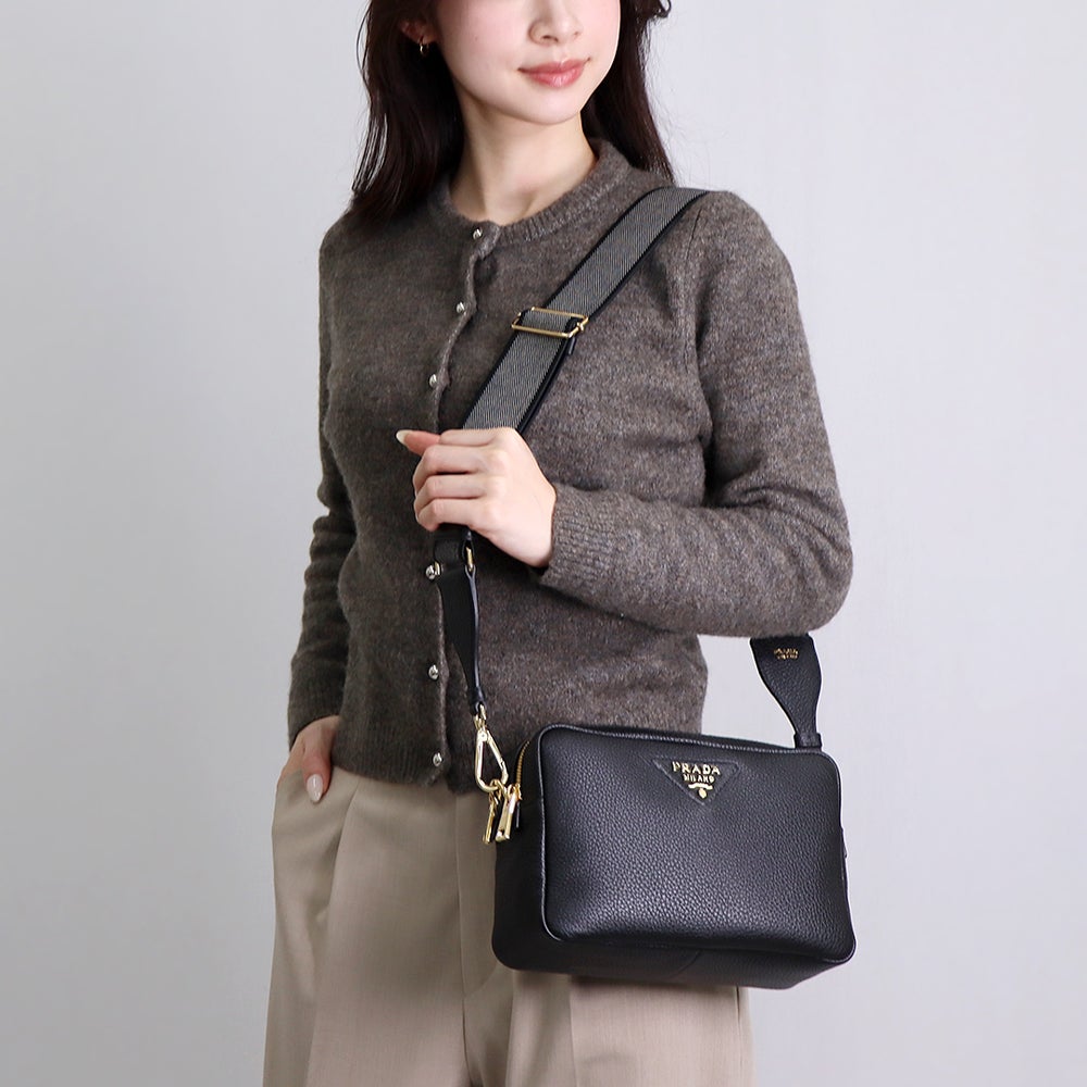 プラダ PRADA ショルダーバッグ BANDOLIERA 1BH082 2DKV 7NM F0632 NERO 1【お取り寄せ】