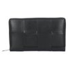ボッテガヴェネタ BOTTEGA VENETA 長財布 イントレチャート カセット 814649 VBWD2 8803 BLACK-SILVER 【お取り寄せ】