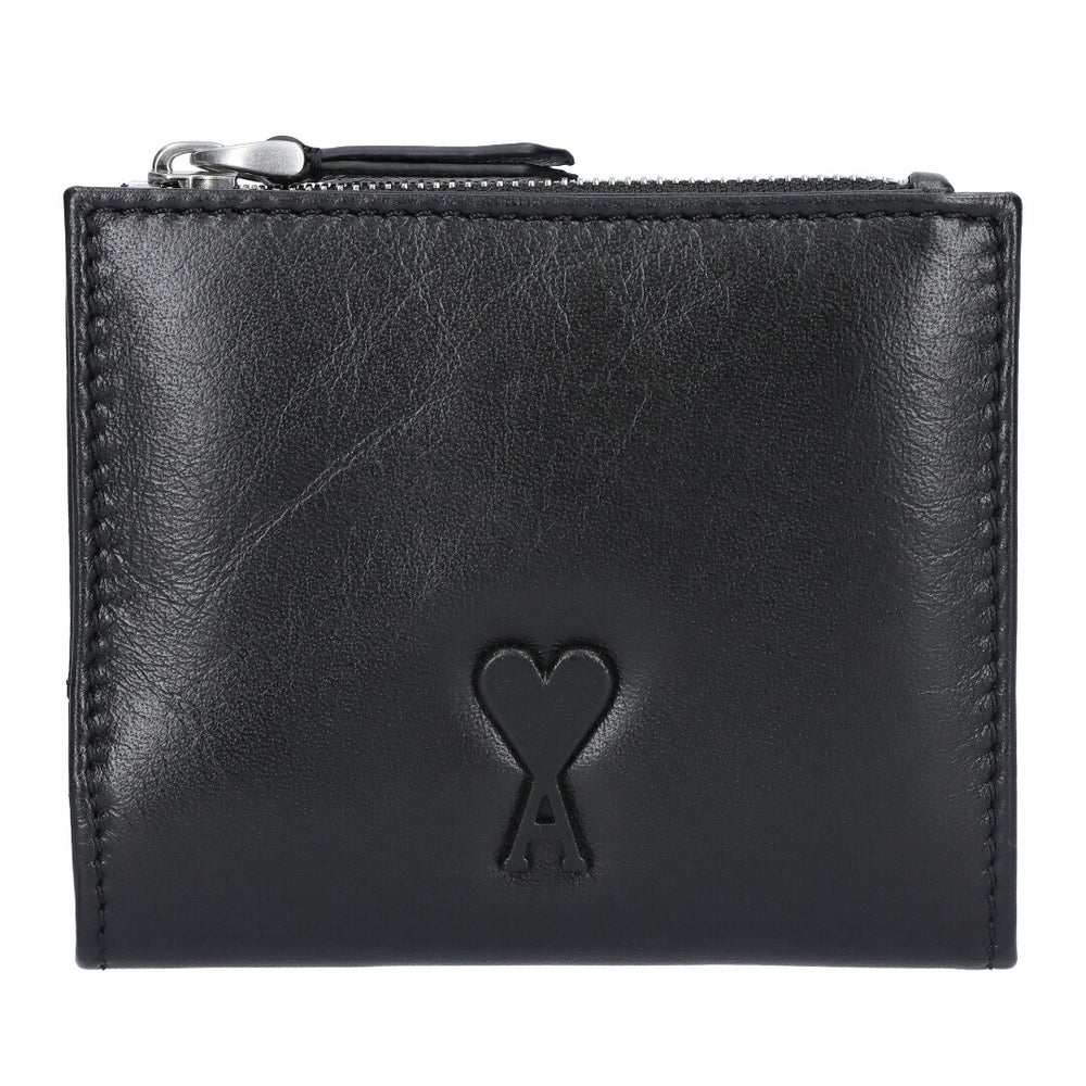 アミパリス AMI PARIS 折財布 二つ折財布 USL201.AL0052 001 NOIR